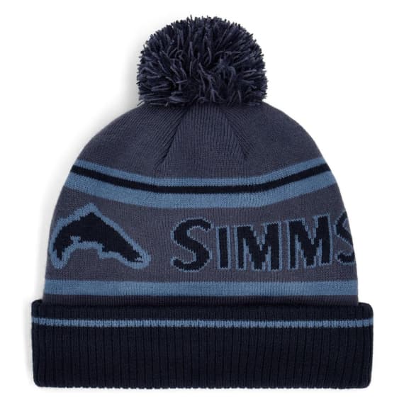 Simms Tip-Up Pom Beanie Huckleberry