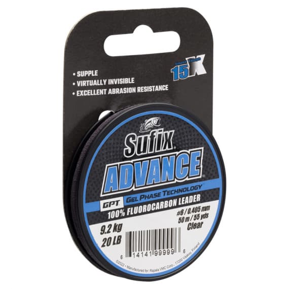 Sufix Advance Fluorocarbon Clear 50m 0,330mm 8,4kg