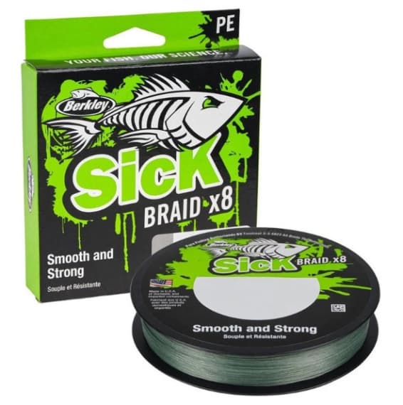 Berkley Sick Braid Moss Green 150m - 0.33mm