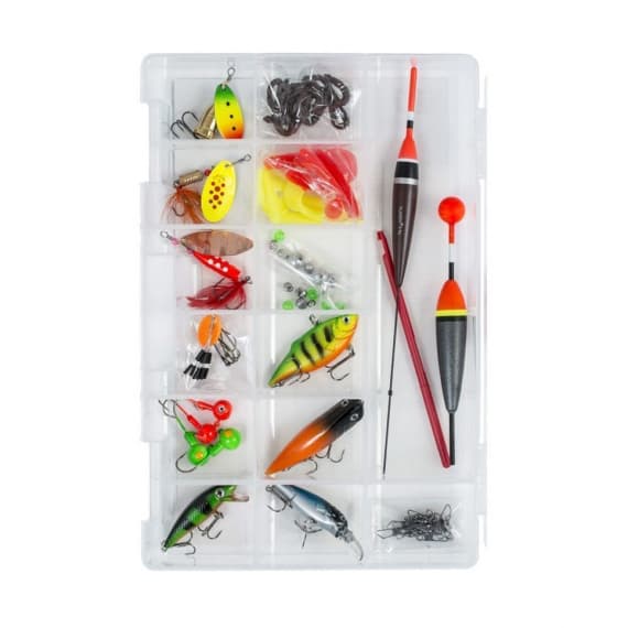 Fladen Target Abborre Box m. Beten Och Tillbehör