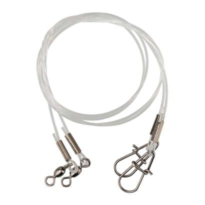 Savage Gear Regenerator Trace 100cm 1.0mm 25kg Swivel Needle Snap 3pc