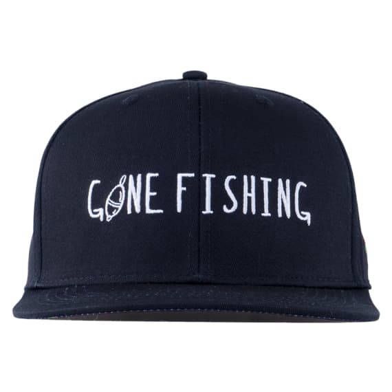 SQRTN Gone Fishing Cap Black