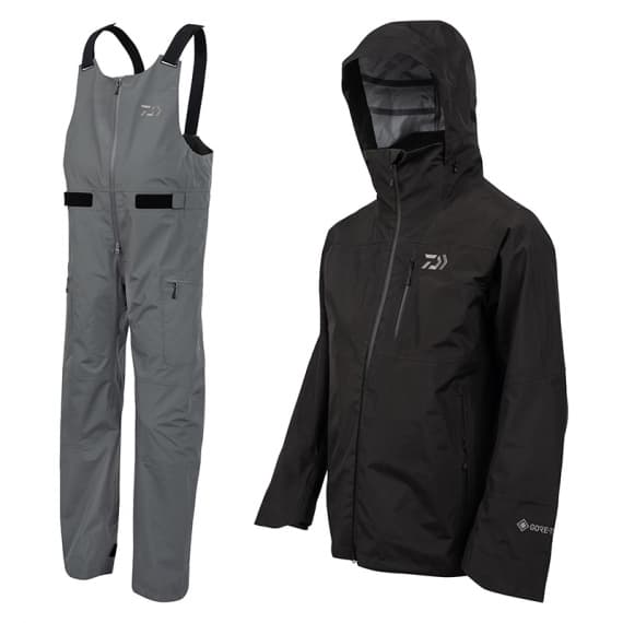 Daiwa Gore-Tex Clothing Set, Black/Grey