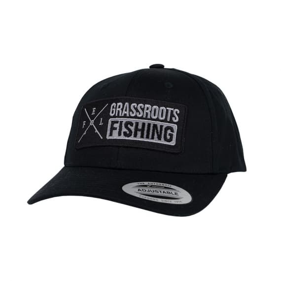 Eastfield Curved Cap Black - Grassroots Fishing