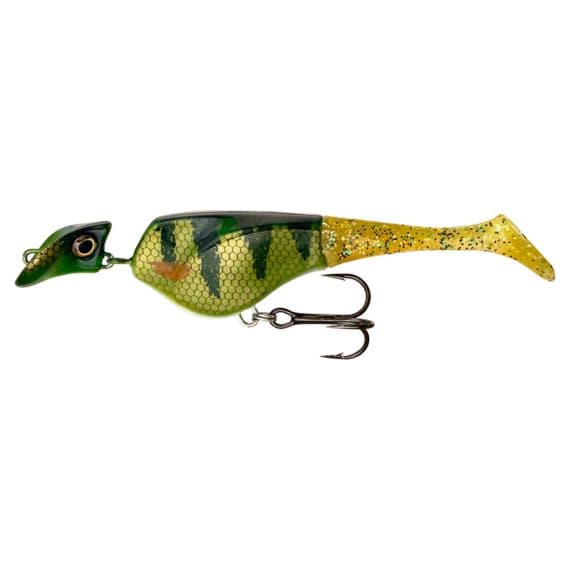 Headbanger Shad 11cm, 10g Floating - Natural Perch