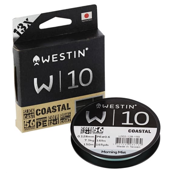Westin W10 13 Braid Coastal Morning Mist 150m - 0.08mm 5.8kg