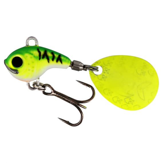 Westin DropBite Tungsten Spin Tail Jig 1,6cm 7g - Chartreuse Ice