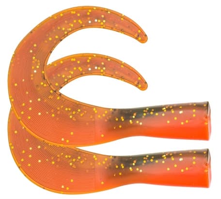 SvartZonker BigTail Junior C23 Motoroil/Fl.Orange 2-pack