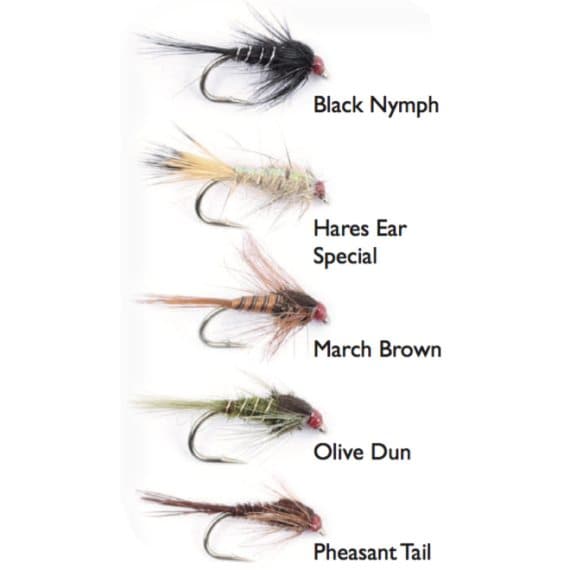 Nymphs Weighted 5-pack