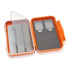 C&F Medium 2-Row WP Tube Fly Case w 3 Comp (CF-2403V) Burnt Orange