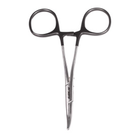 Guideline Forceps - Curved 6'' - Black/Silver