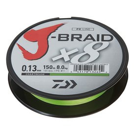 Daiwa J-Braid X8 15m Chartreuse