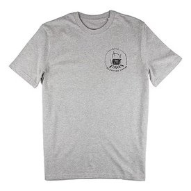 Lemmel T-shirt Relaxation Station Heather grey w Black print
