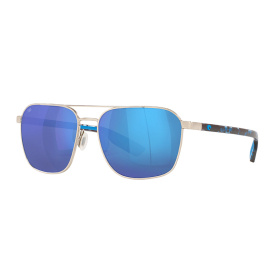 Costa Wader 293 Brushed Silver Blue Mirror 580P