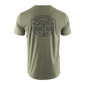 Grundéns Fish Fearlessly SS Tech Tee Forest