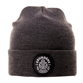 Grundéns Watchhouse Beanie Anchor, Black Heather