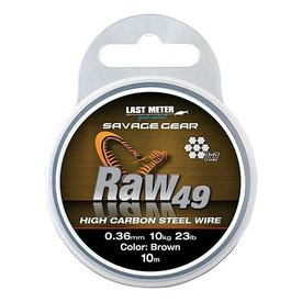 Savage Gear Raw49 Uncoated Brown 10m