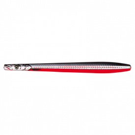 Savage Gear Line Thru Sandeel Nail 10cm 16g - Black Red