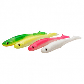 Konger 5cm Soft Lure 5 Or 10 Pack – Drop Shot Jig Bait Set For Perch, Bream & Pike (LRF Grub Minnow)