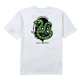 Salty Crew X Mad Boys Snake Tee White