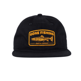 SQRTN Trout 6-Panel Cap, Black