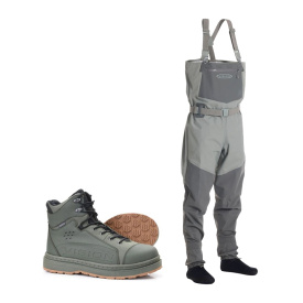 Vision Koski Grey & Koski Green 2.0 Gummi Wading Set