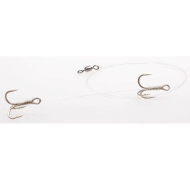 Wiggler Predator Leader Fluorcarbon w. gamakatsu Hook TR13 stl. 8 20lbs
