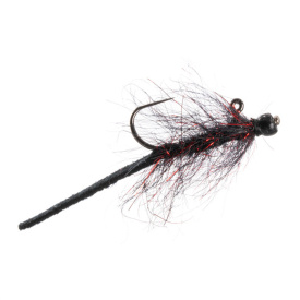 Umpqua Balanced Leather Leech Nano - Black/Red