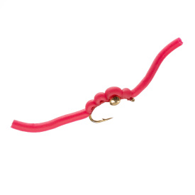 Umpqua Squirmy Wormie TB Blood Red #12