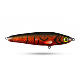 Pineslope Lures Beef Jerky Shallow 22cm, 130g - Red/Black Glitter