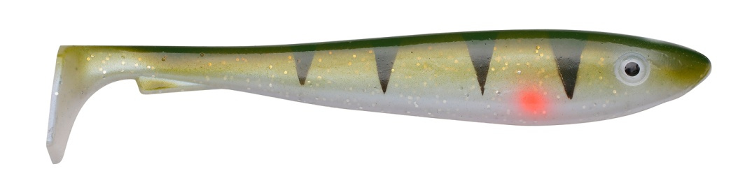 Svartzonker McRubber Shad 23cm (2-pack) - C17 UV Perch