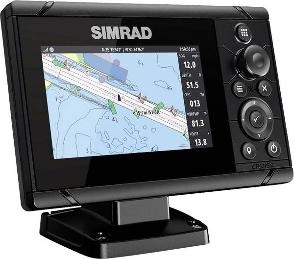 Simrad Cruise-5, ROW Base Chart, 83/200 XDCR