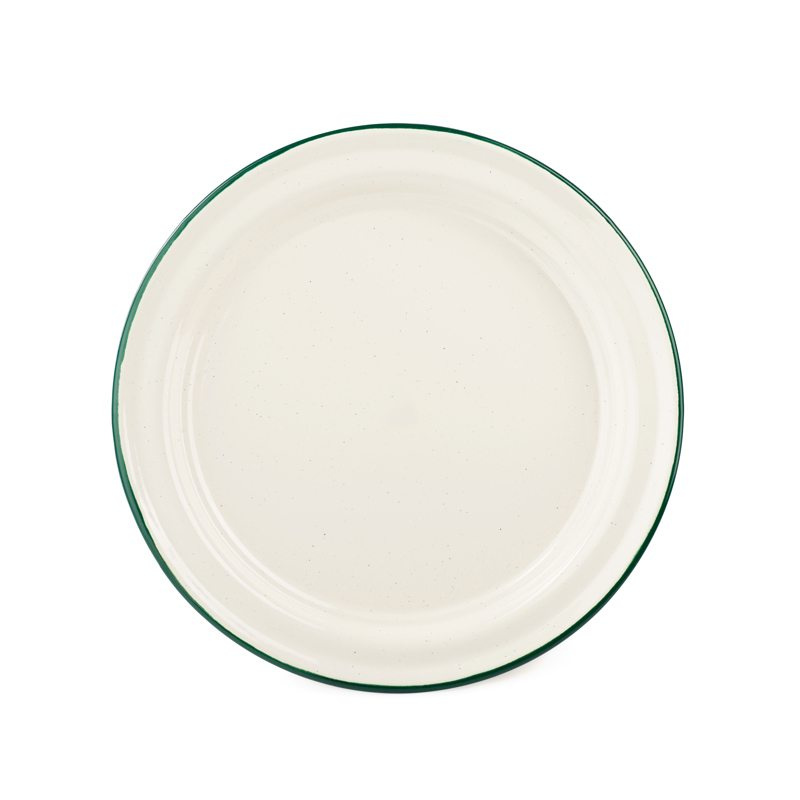 GSI Outdoors Deluce Enamalware Plate Cream
