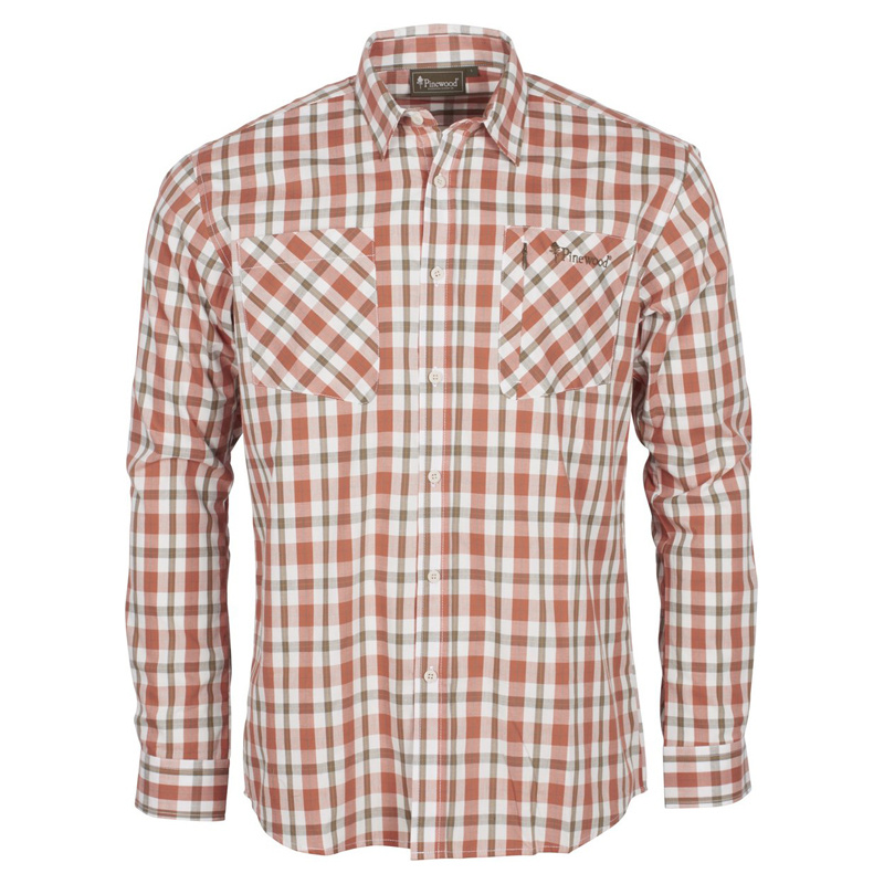 Pinewood Glenn Shirt Terracotta/Brown