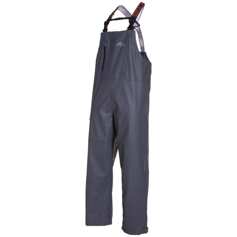 Grundéns Tourney Bib Iron Grey | Sportfishtackle.com