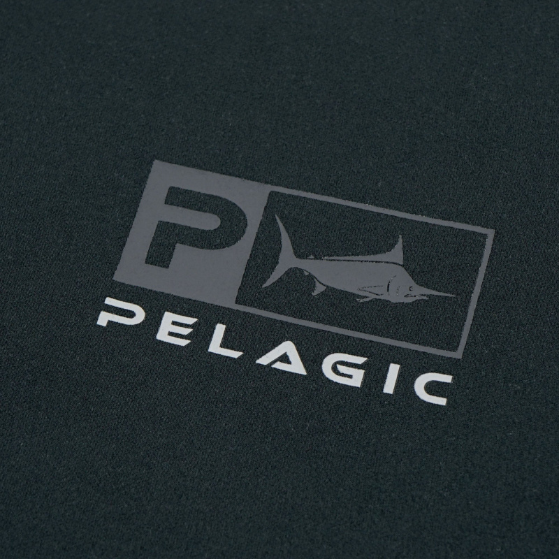 Pelagic Icon Premium UV Tee Black