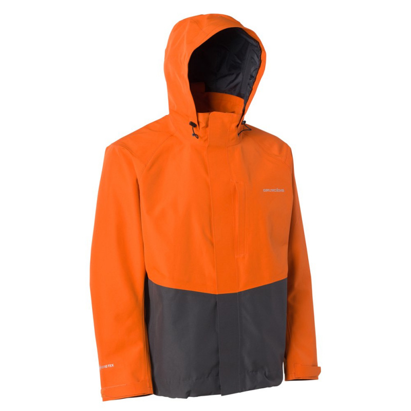 orange gore tex jacket