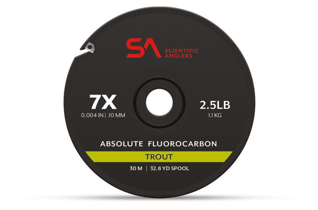 SA Absolute Fluorocarbon Trout Tippet Material