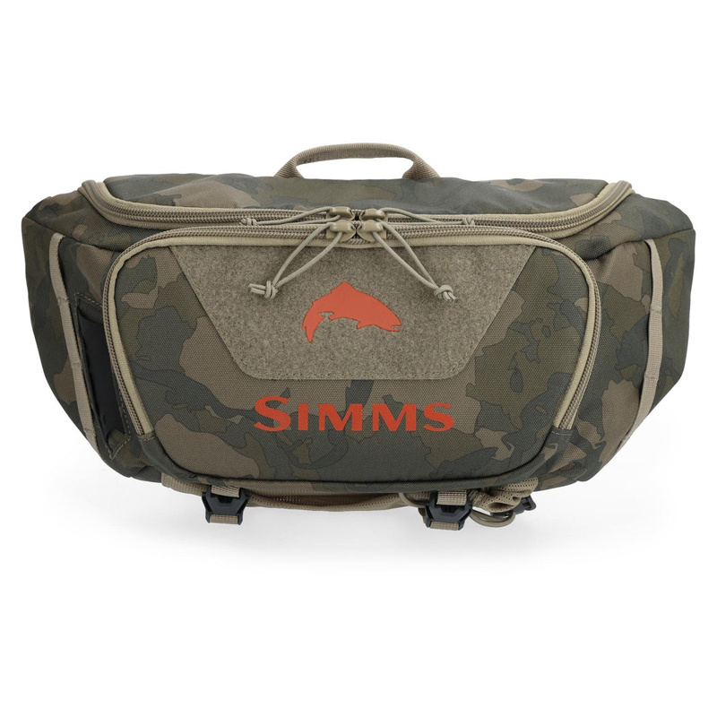 Simms Tributary Hip Pack Regiment Camo Olive Drab 
