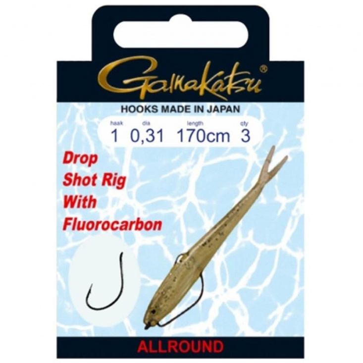 2 PACKS 50908 Gamakatsu taille 4 sans mauvaises herbes fendues drop 2 PACKS 50908 Gamakatsu taille 4 sans mauvaises herbes fendues drop