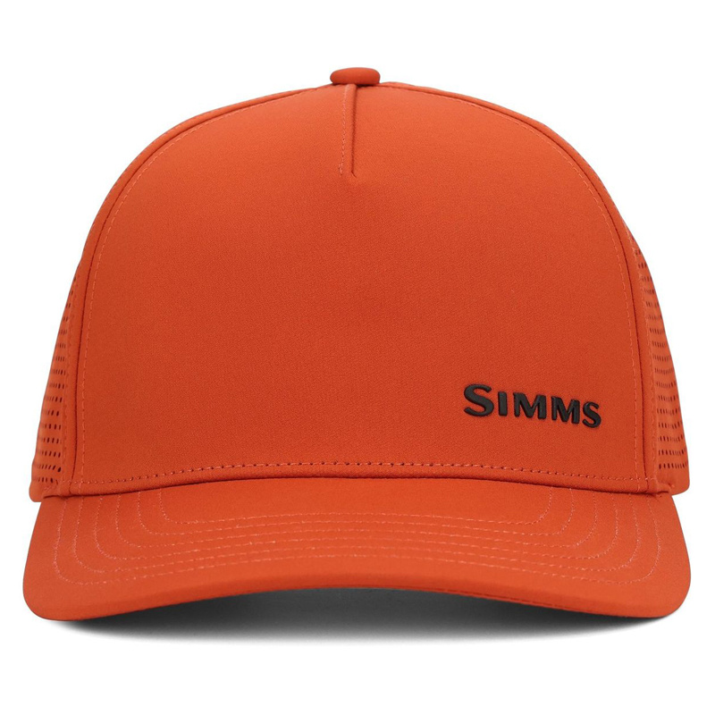 Simms Double Haul Tech Trucker - Simms Orange | Sportfishtackle.com