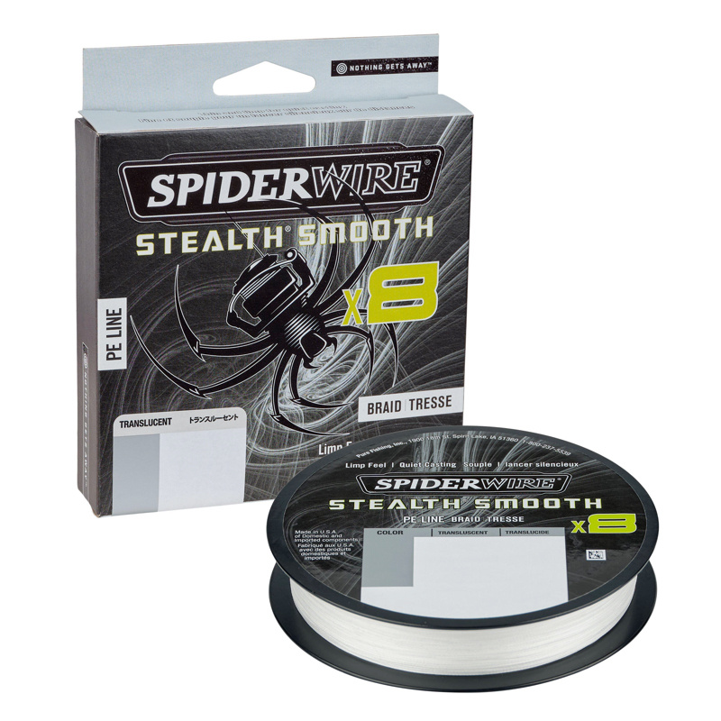 Spiderwire Fishing Line Stealth Smooth 8 (Camo, 150 m) at low
