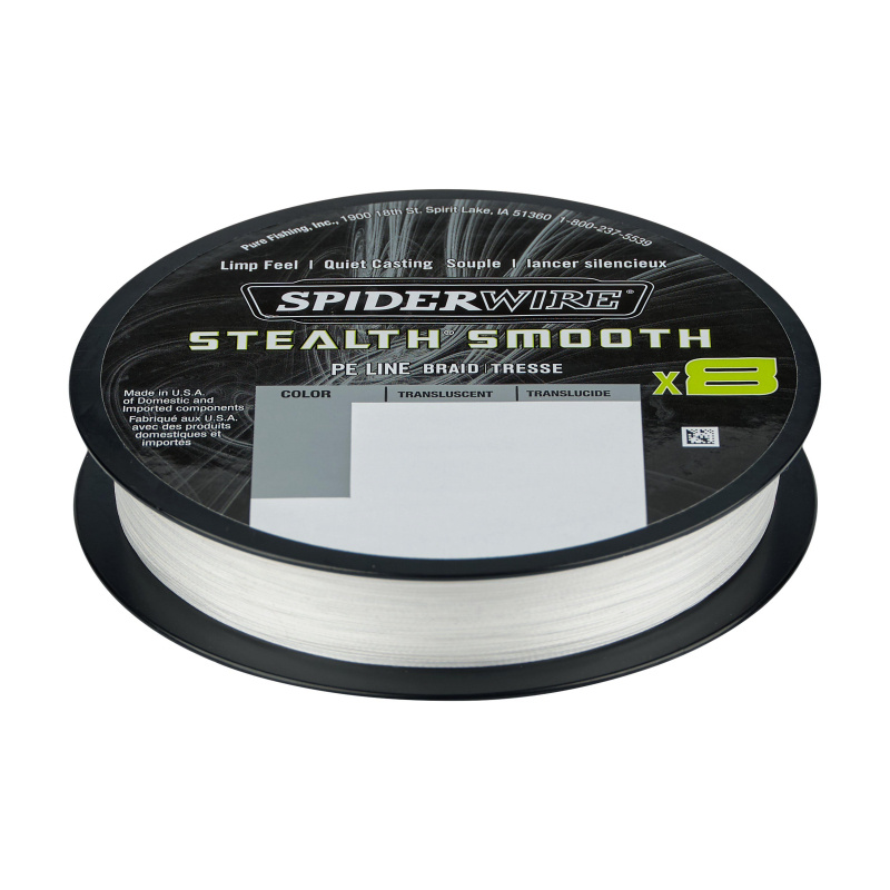 150 m braided line Spiderwire Stealth Smooth 8 Translucent 
