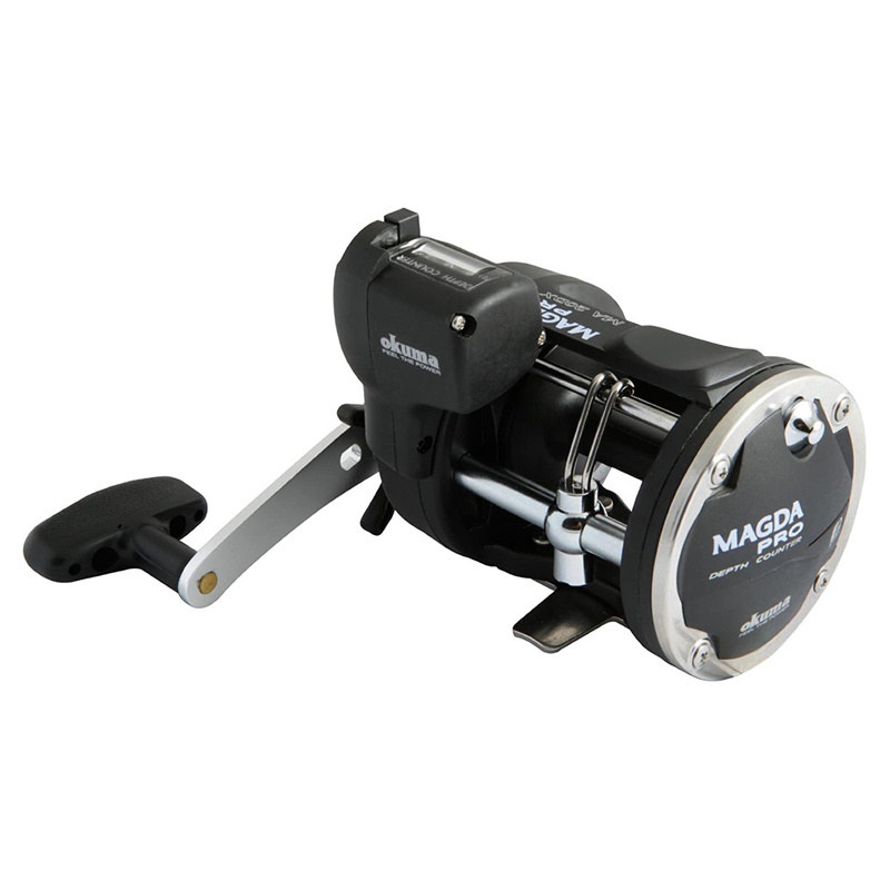 https www.fishusa.com product okuma-magda-pro-dxt-line-counter-reels Okuma MA-30DLXT New Magda Linecounter Reel, Left Hand,Black : Sports & Outdoors Featuring a lightweight Okuma Magda Pro 20DXT Metric