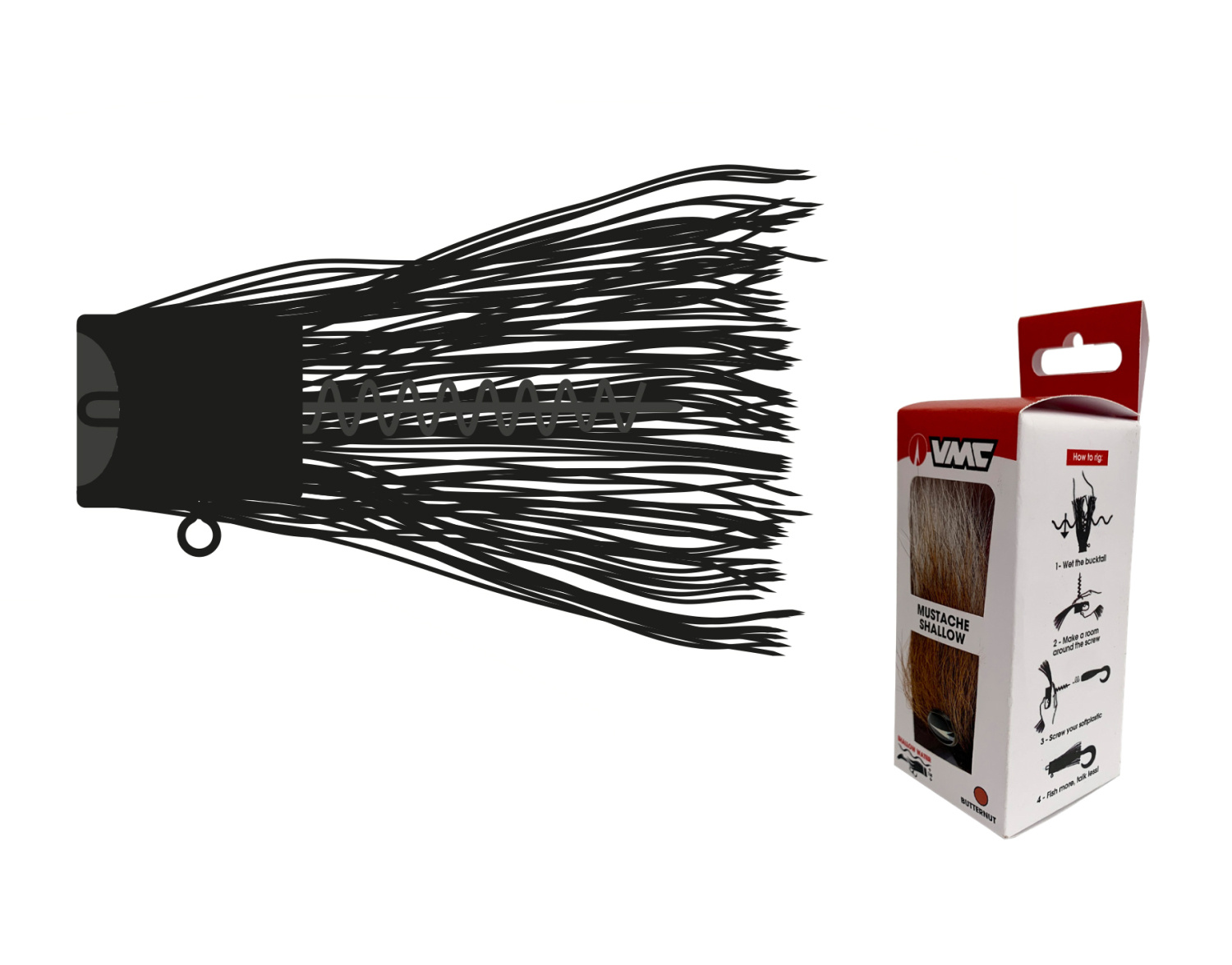 VMC Mustache Shallow Screw-In Poids Bleifrei 22g Tête Jig Jighead VMC Mustache Shallow Screw-In Poids Bleifrei 22g Tête Jig Jighead