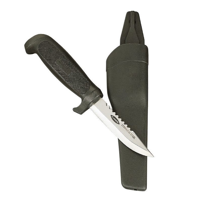 Fladen Fishing knife Stainless with Plastic handle