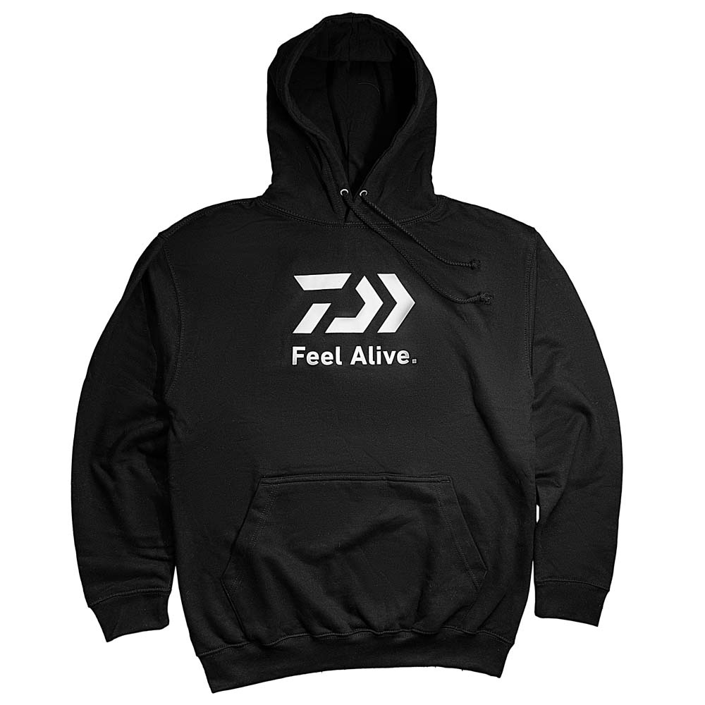Daiwa D-Vec Feel Alive Hoodie Black | Sportfishtackle.com