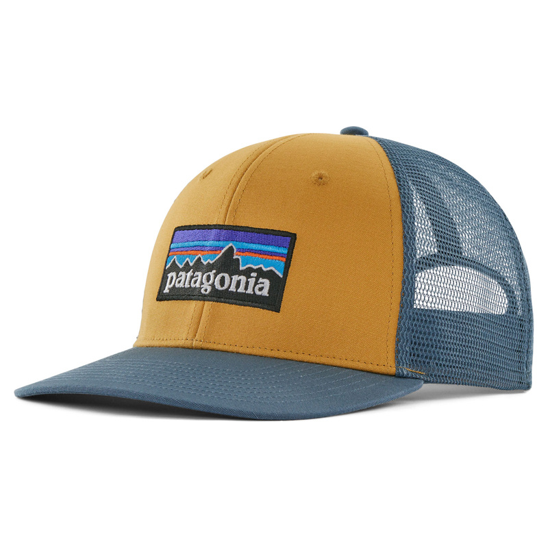 Patagonia P-6 Logo Trucker Hat, Pufferfish Gold