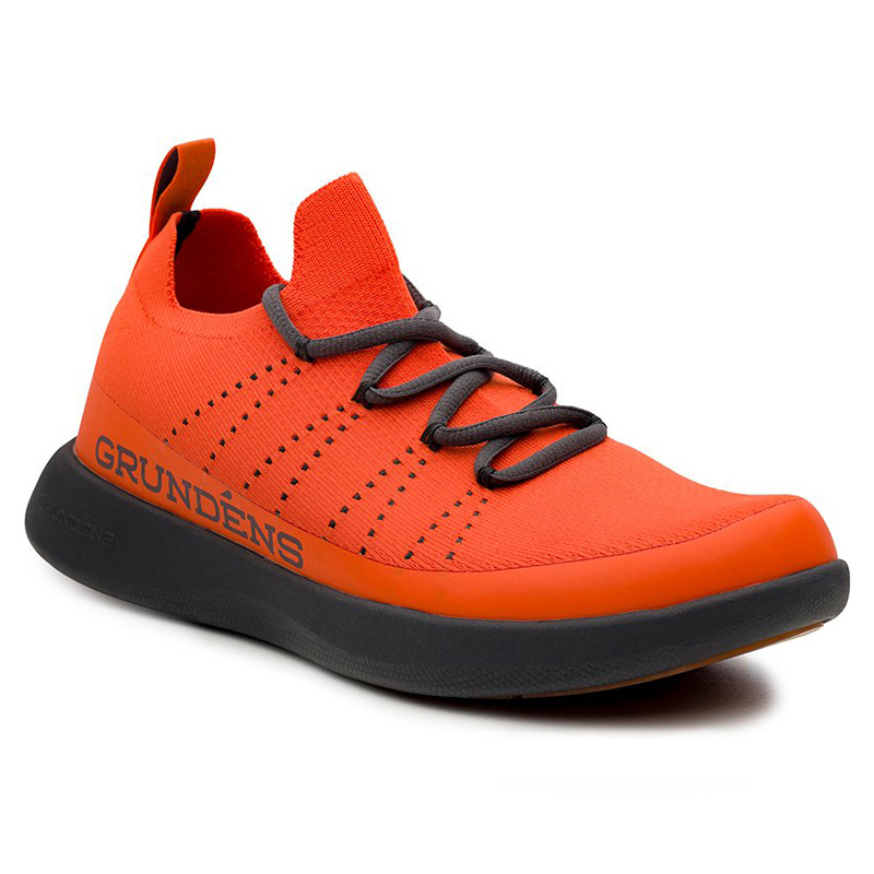 Grundéns Sea Knit Boat Shoe Red Orange 