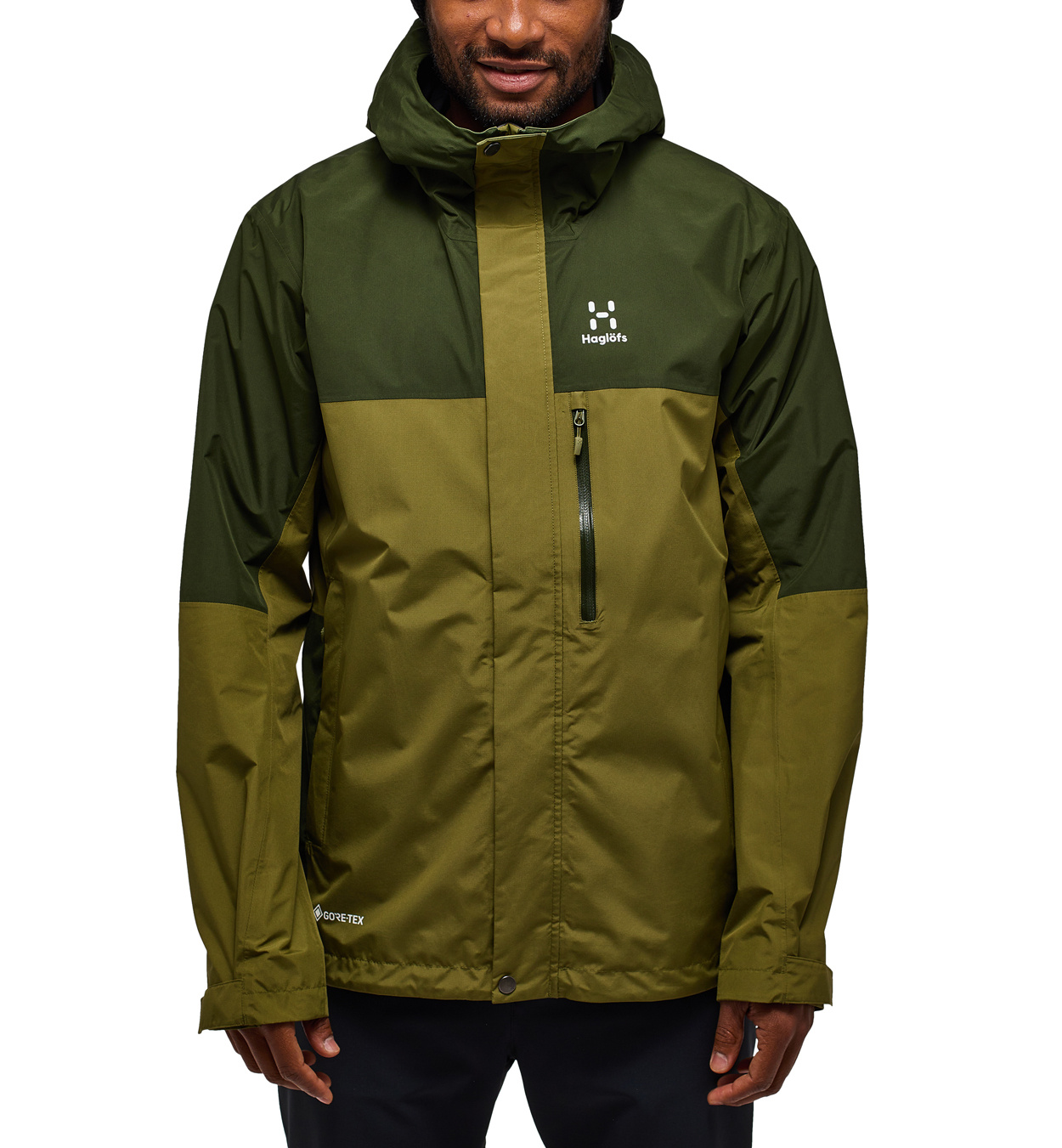 Haglöfs Lark GTX Jacket Men Olive Green/Seaweed Green